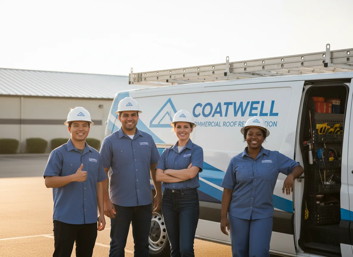 Commercial roof coating company in Dedham, IA